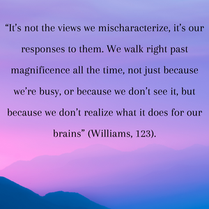 Quote from Florence Williams in The Nature Fix